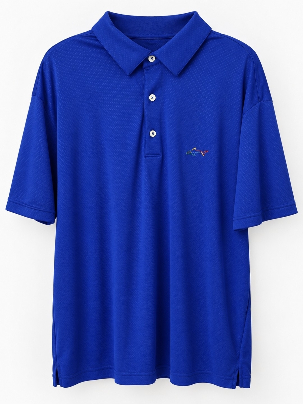 Greg Norman Men’s Royal Blue Performance Golf Polo Shirt
